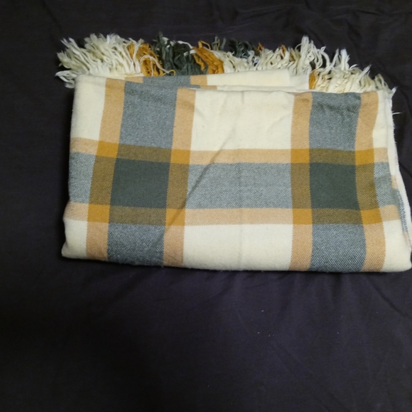 🏫THE BEST QUALITY WOOL THROW 🐑🏤🌄SIZE 82"×62" BLANKET GIFT. 🎁 - Picture 6 of 14